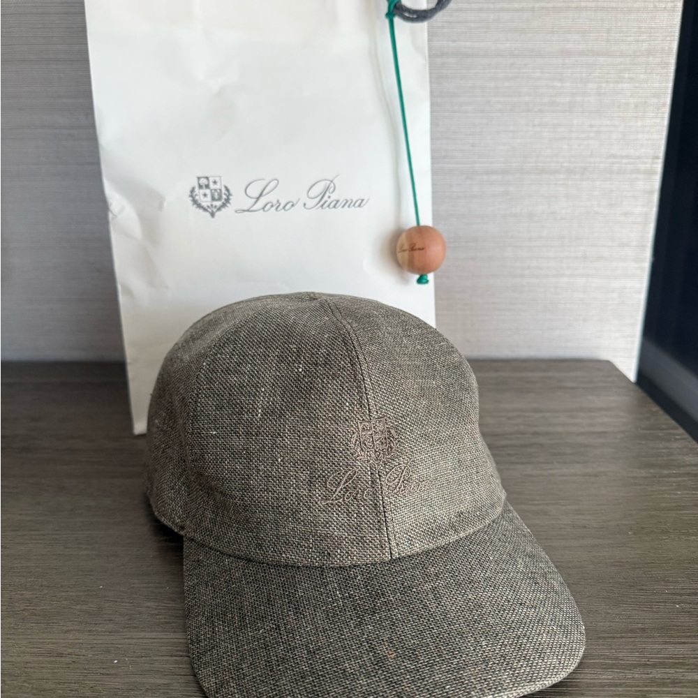Loro Piana Grey Wool Hat NWT